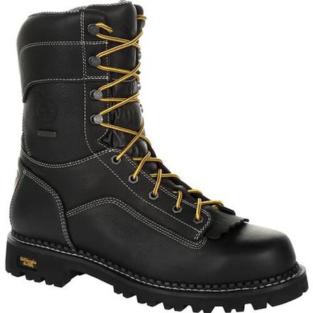 Georgia Boot AMP LT, Men's Composite Toe Logger Work Boot, Black, 13, W, GB00272 GB00272